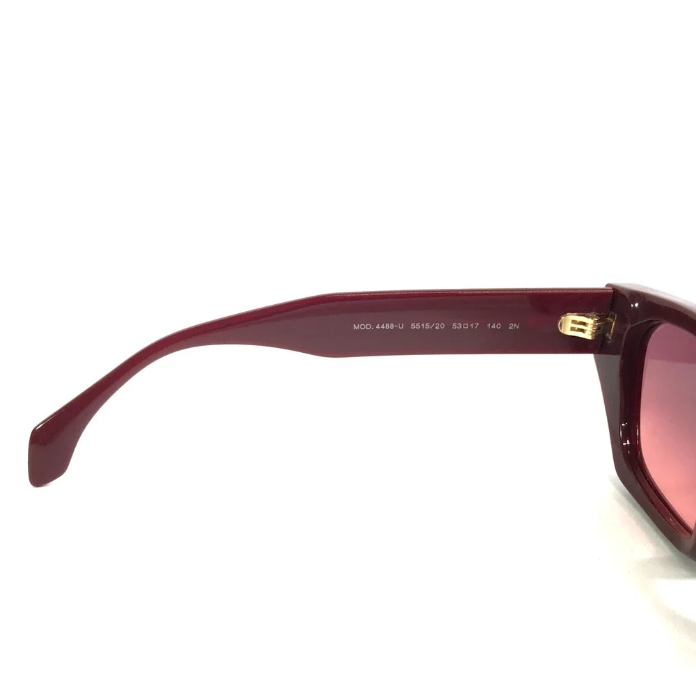Versace Sunglasses MOD.4488-U 5515/20 Bordeaux Cat Eye with Gradient Red Lenses